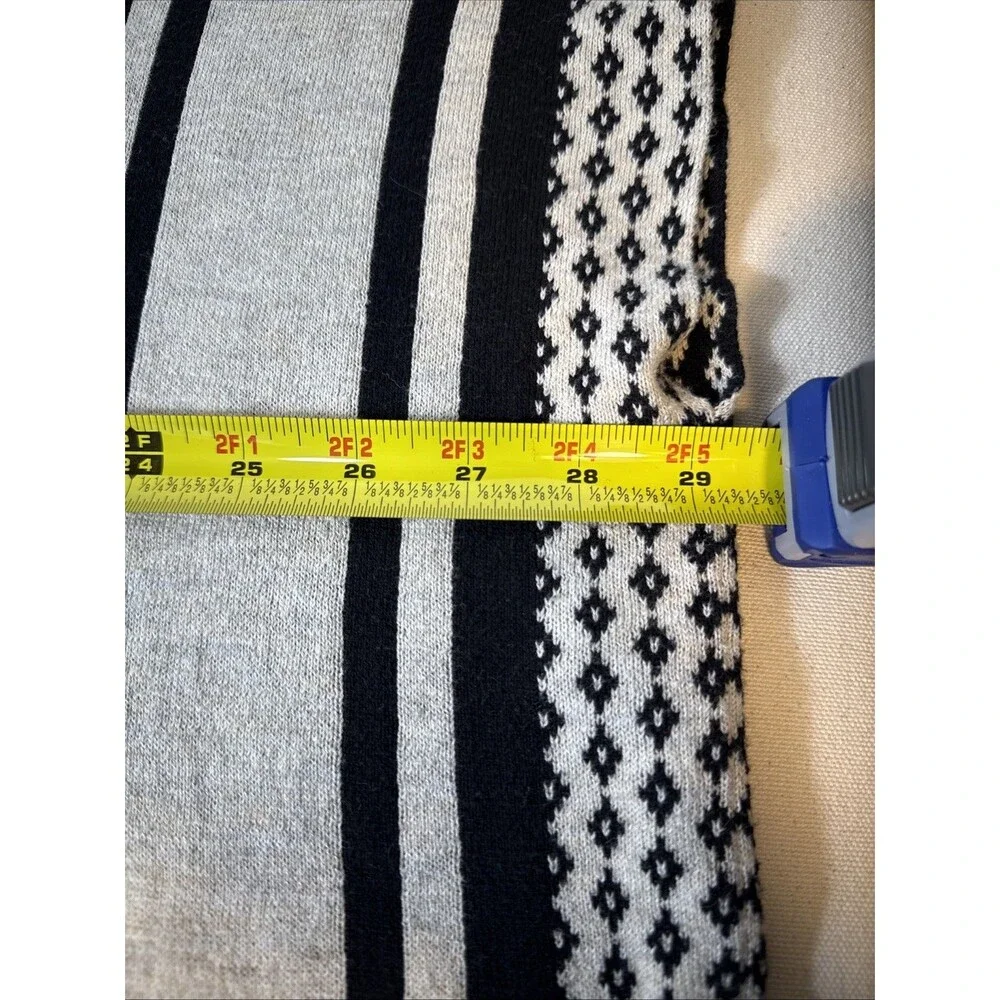 St John’s Bay Aztec 1x Open Sweater Duster Cardigan Boho Western Cowgirl - Picture 12 of 14